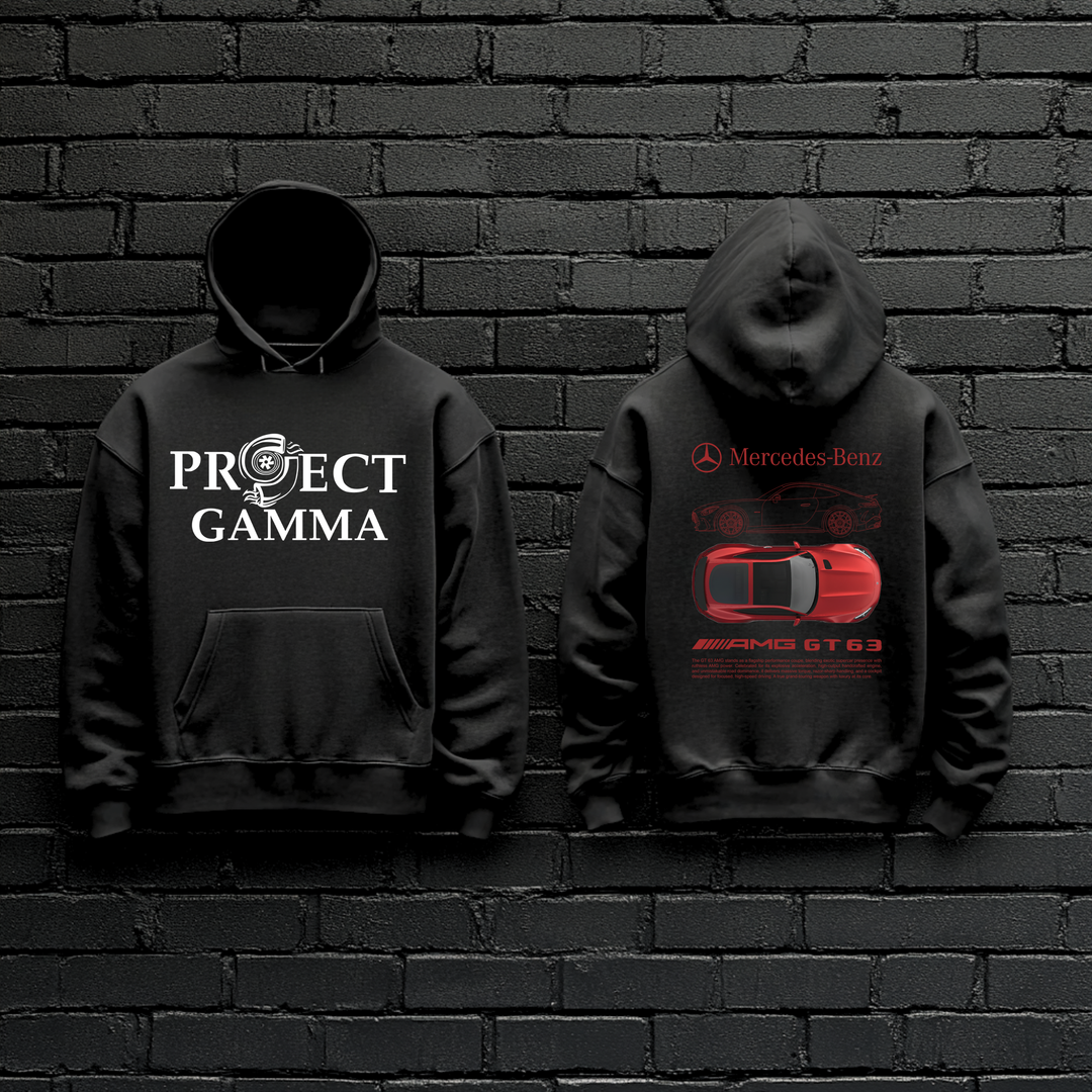 MERCEDES / AMG GT63 Garage Wall Art - Unisex Double Sided Hoodie