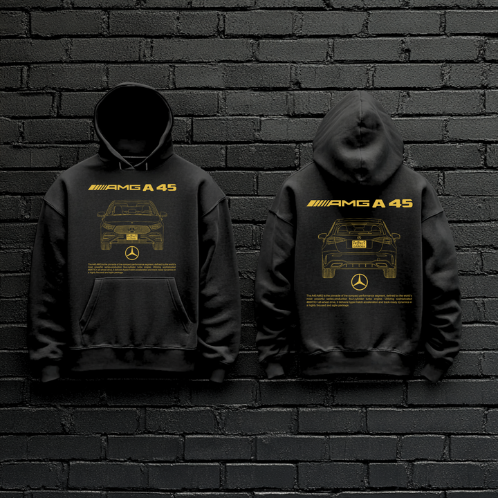 MERCEDES / AMG A45 Dual-View Technical Series - Unisex Double Sided Hoodie