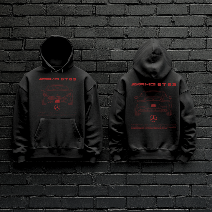 MERCEDES / AMG GT63 Dual-View Technical Series - Unisex Double Sided Hoodie