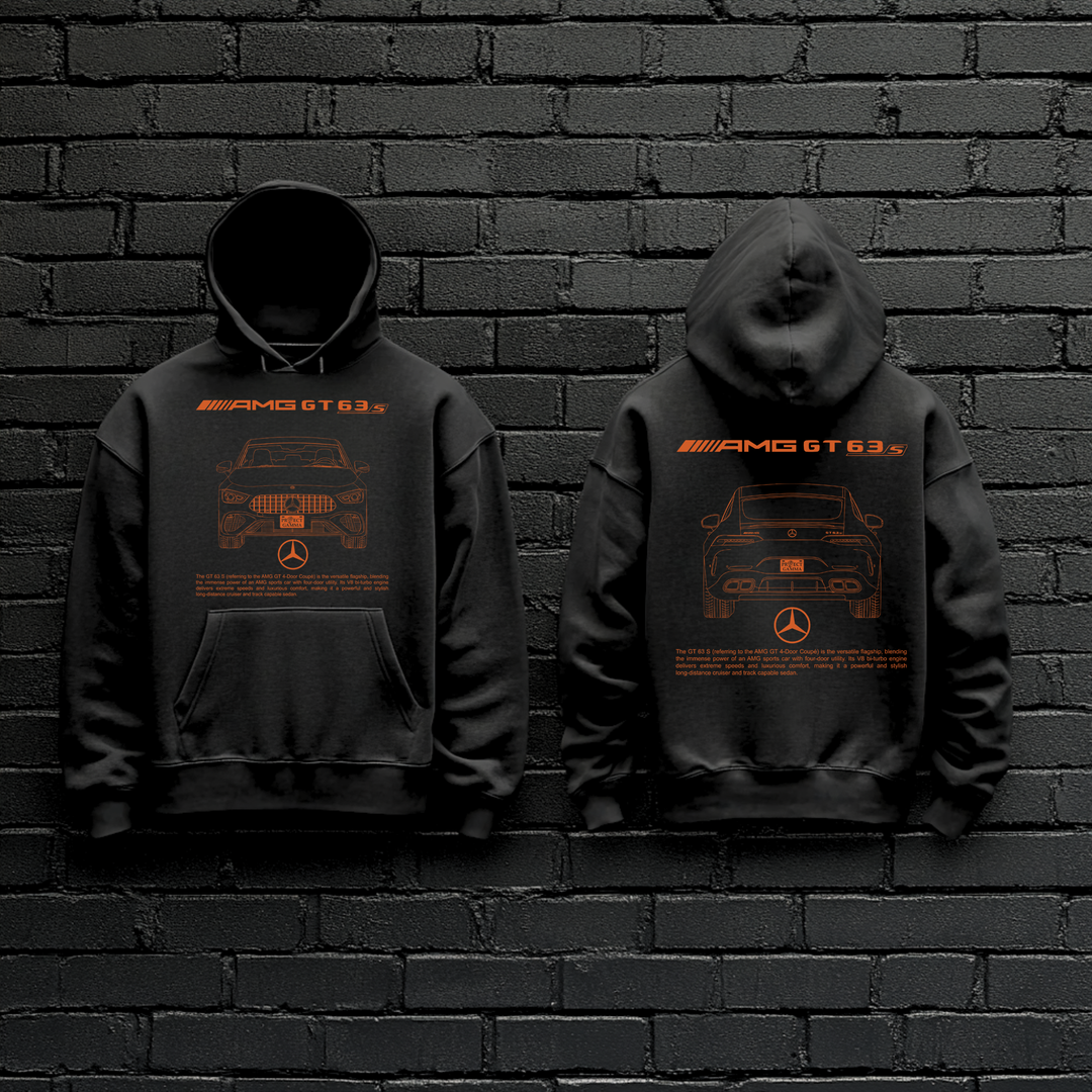 MERCEDES / AMG GT63S Dual-View Technical Series - Unisex Double Sided Hoodie