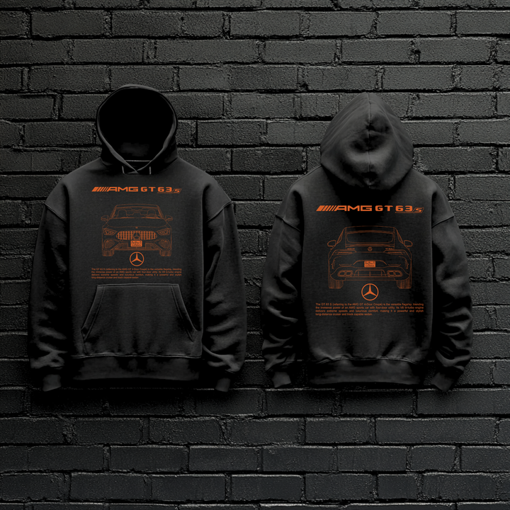 MERCEDES / AMG GT63S Dual-View Technical Series - Unisex Double Sided Hoodie