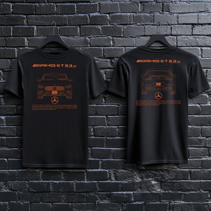 MERCEDES / AMG GT63S Dual-View Technical Series - Unisex Double Sided T-Shirt