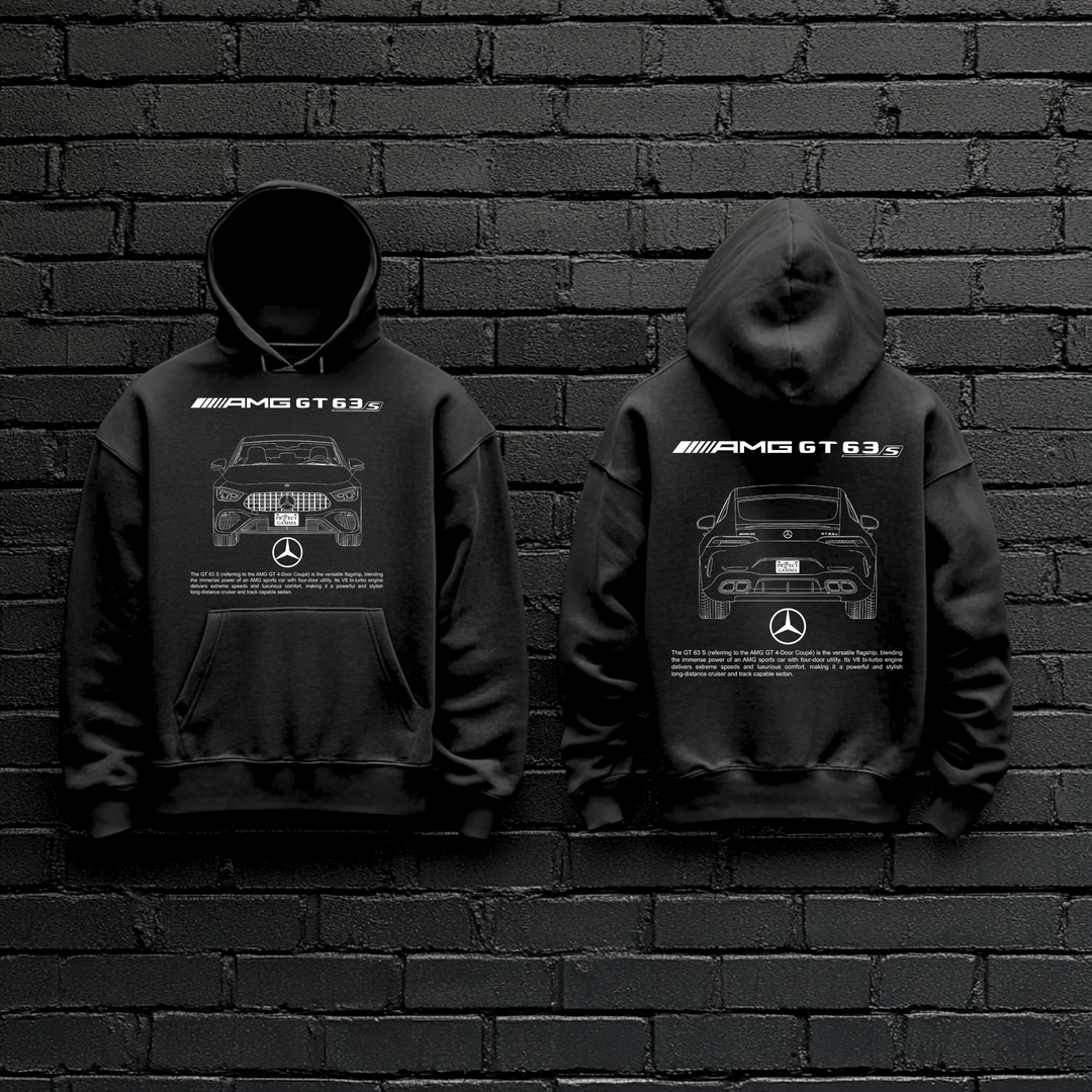 MERCEDES / AMG GT63S Dual-View Technical Series - Unisex Double Sided Hoodie