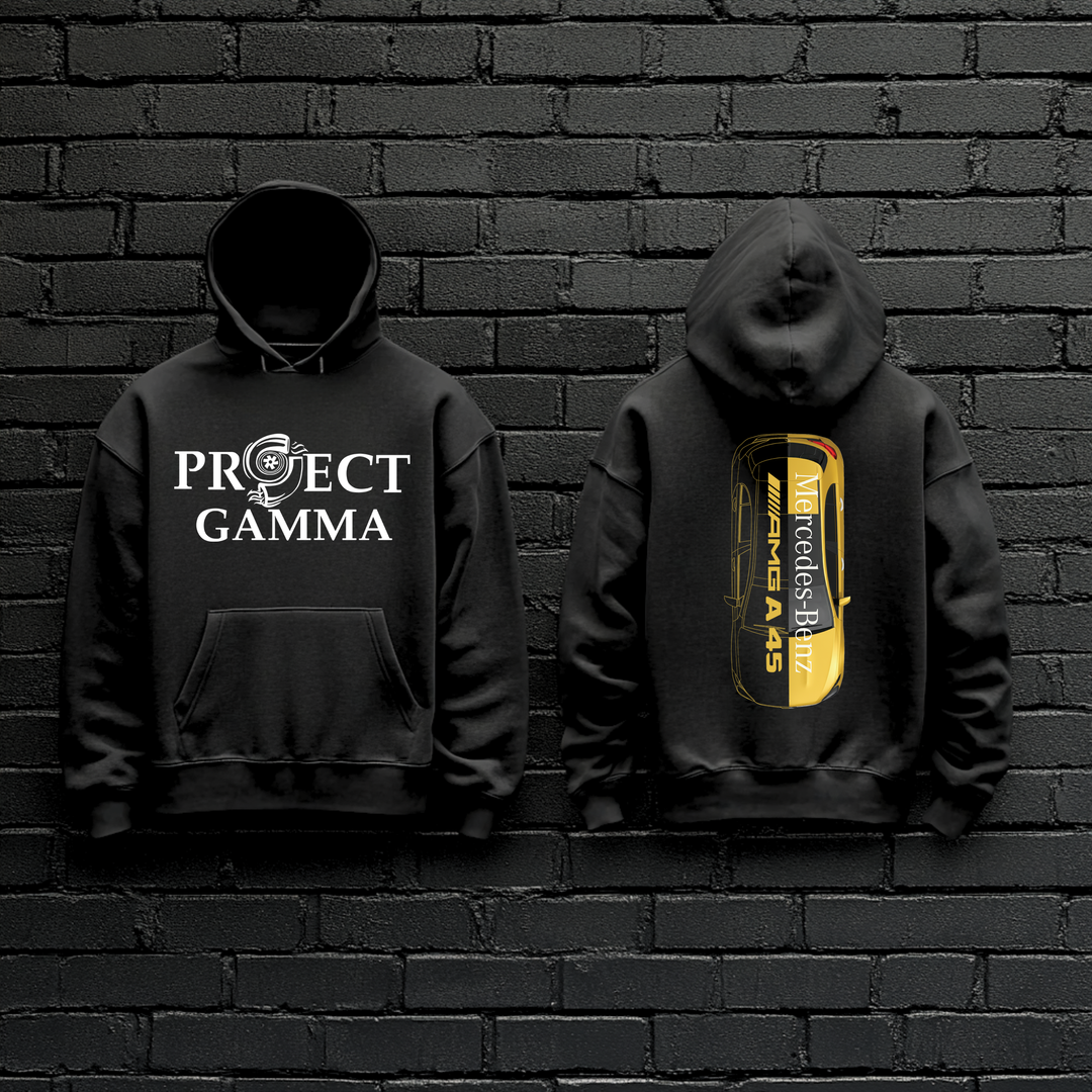 MERCEDES / AMG A45 Split-Identity Vector - Unisex Double Sided Hoodie
