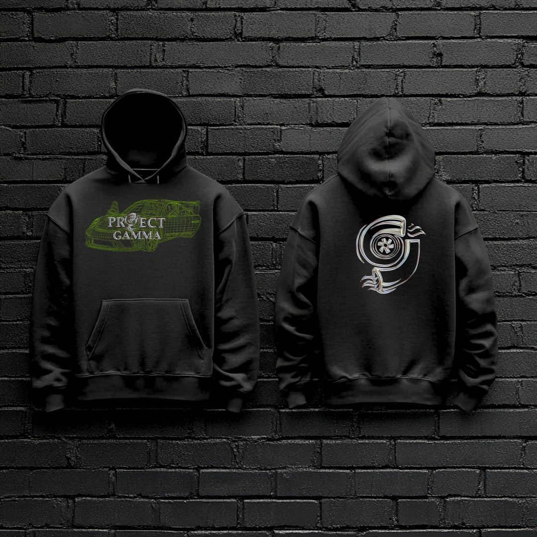 PORSCHE / GT3RS Wireframe - Unisex Double Sided Hoodie
