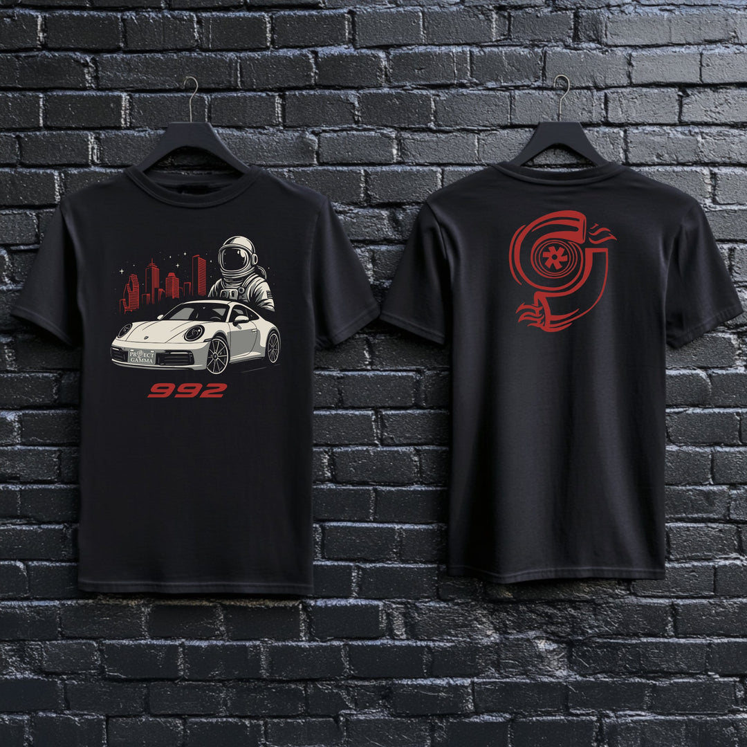 Porsche 992 Astronaut – Unisex Double Sided T-Shirt