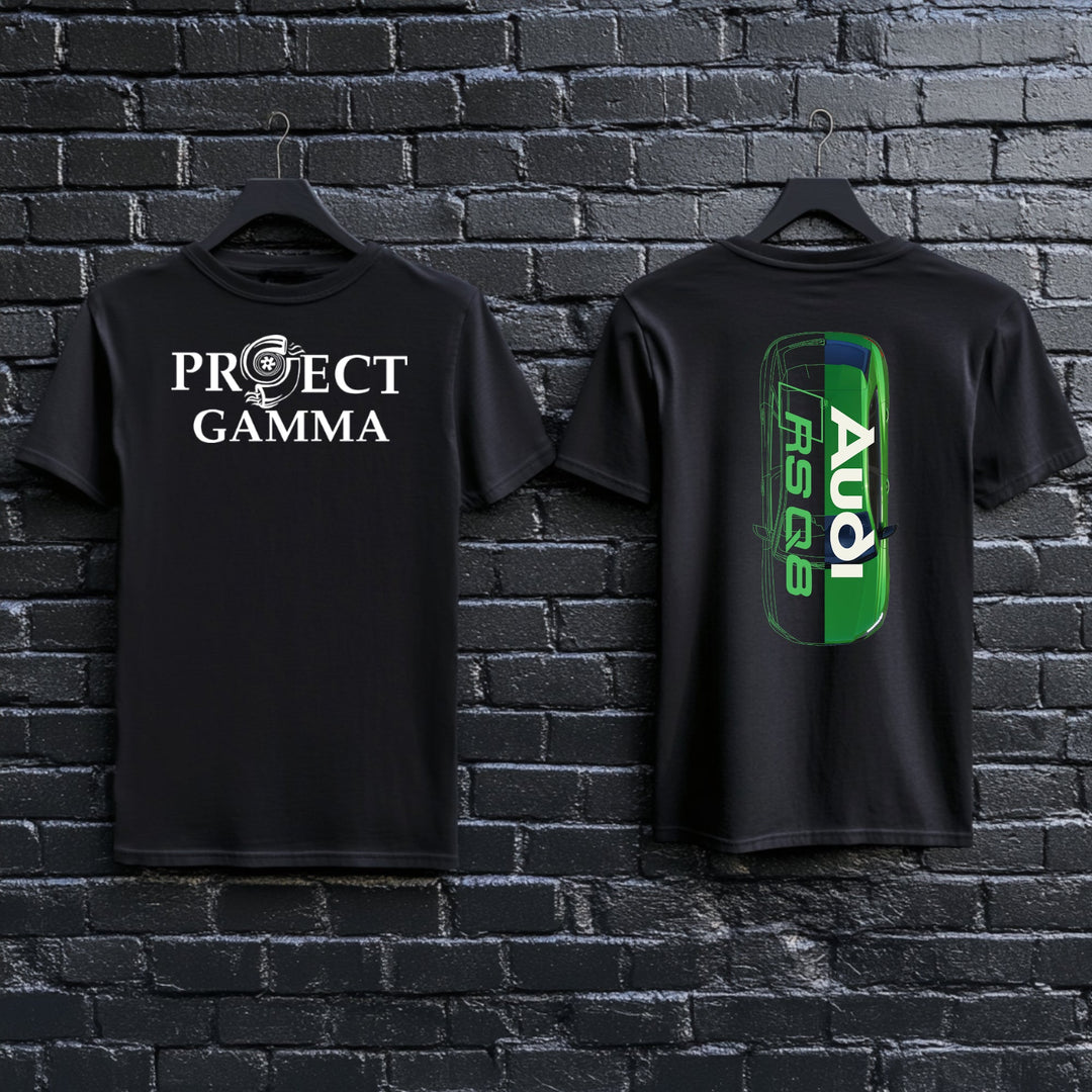 AUDI / RSQ8 Split-Identity Vector - Unisex Double Sided T-Shirt