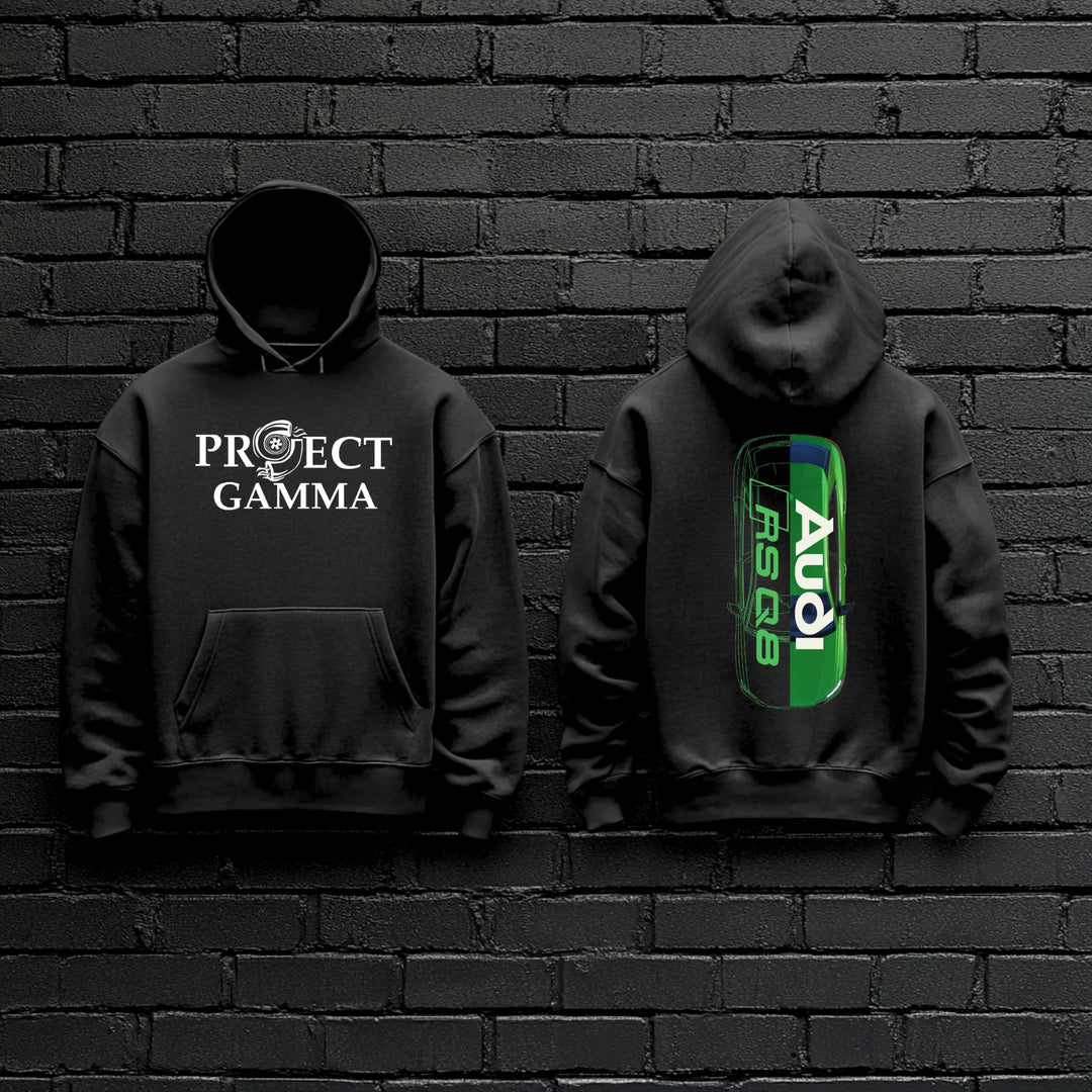 AUDI / RSQ8 Split-Identity Vector - Unisex Double Sided Hoodie
