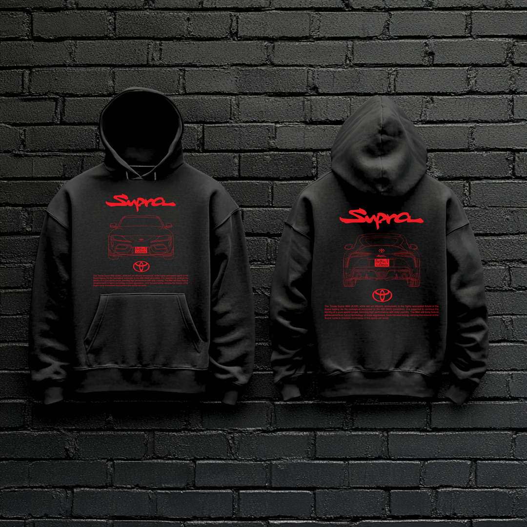 TOYOTA / SUPRA Dual-View Technical Series - Unisex Double Sided Hoodie