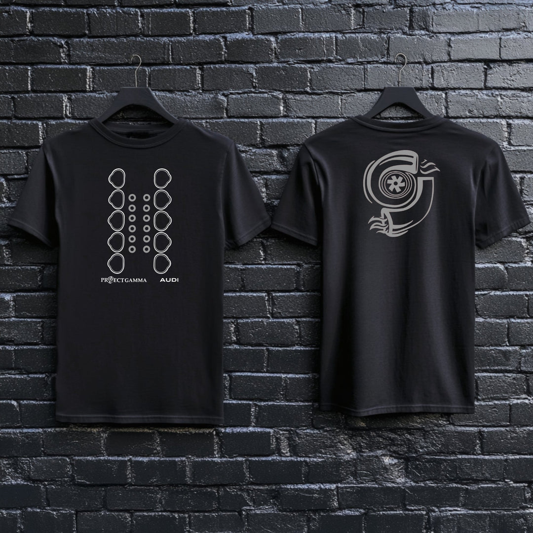 AUDI / RS8 Intake Manifold Sealer Rings - Unisex Double Sided T-Shirt