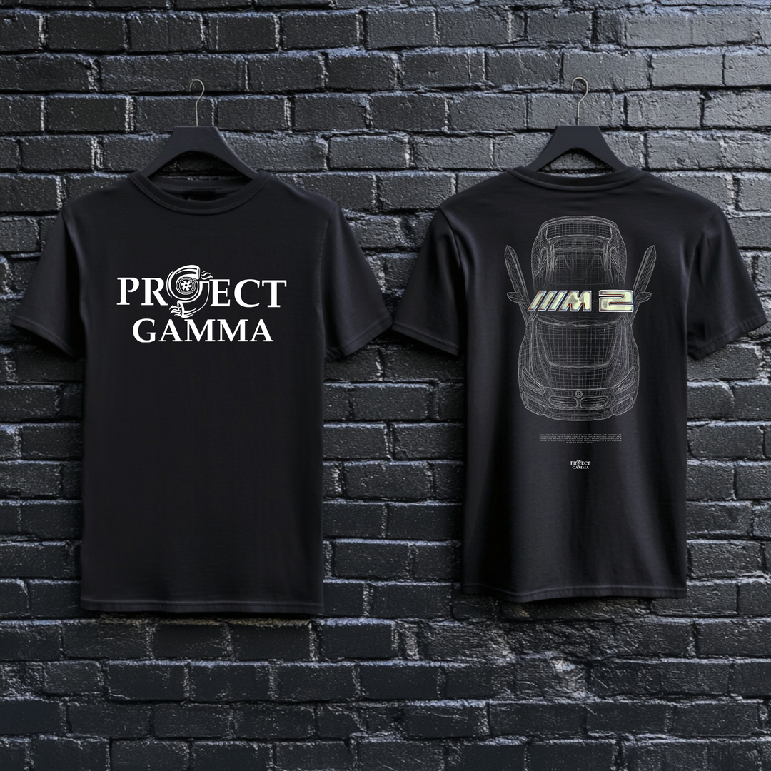 BMW / M2 Blueprint - Unisex Double Sided T-Shirt