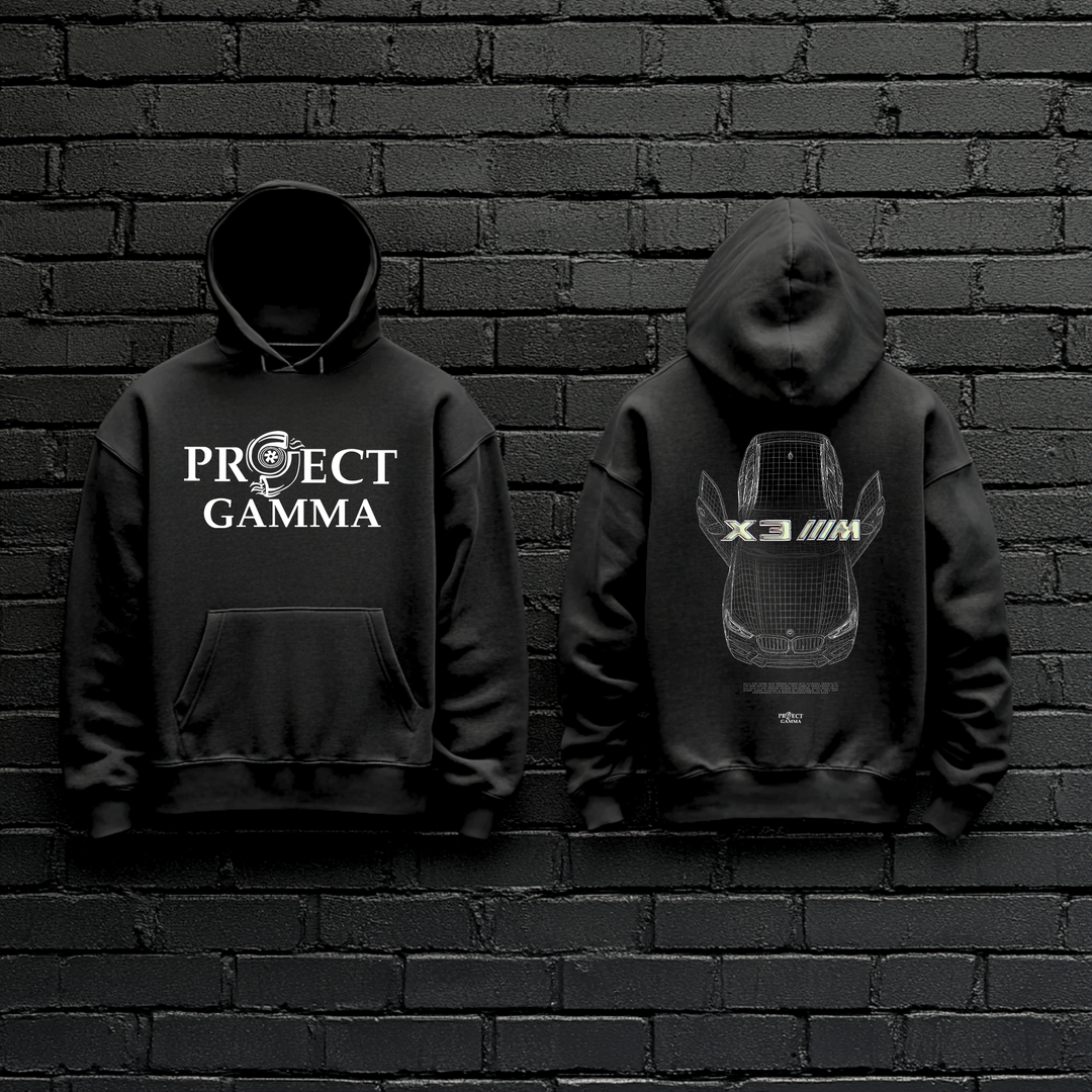 BMW / X3 M Blueprint - Unisex Double Sided Hoodie