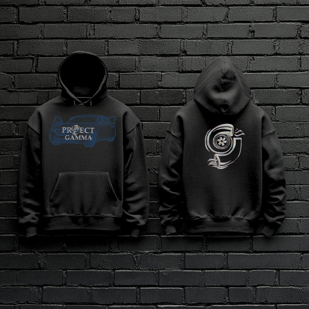 BMW / M5 Wireframe - Unisex Double Sided Hoodie