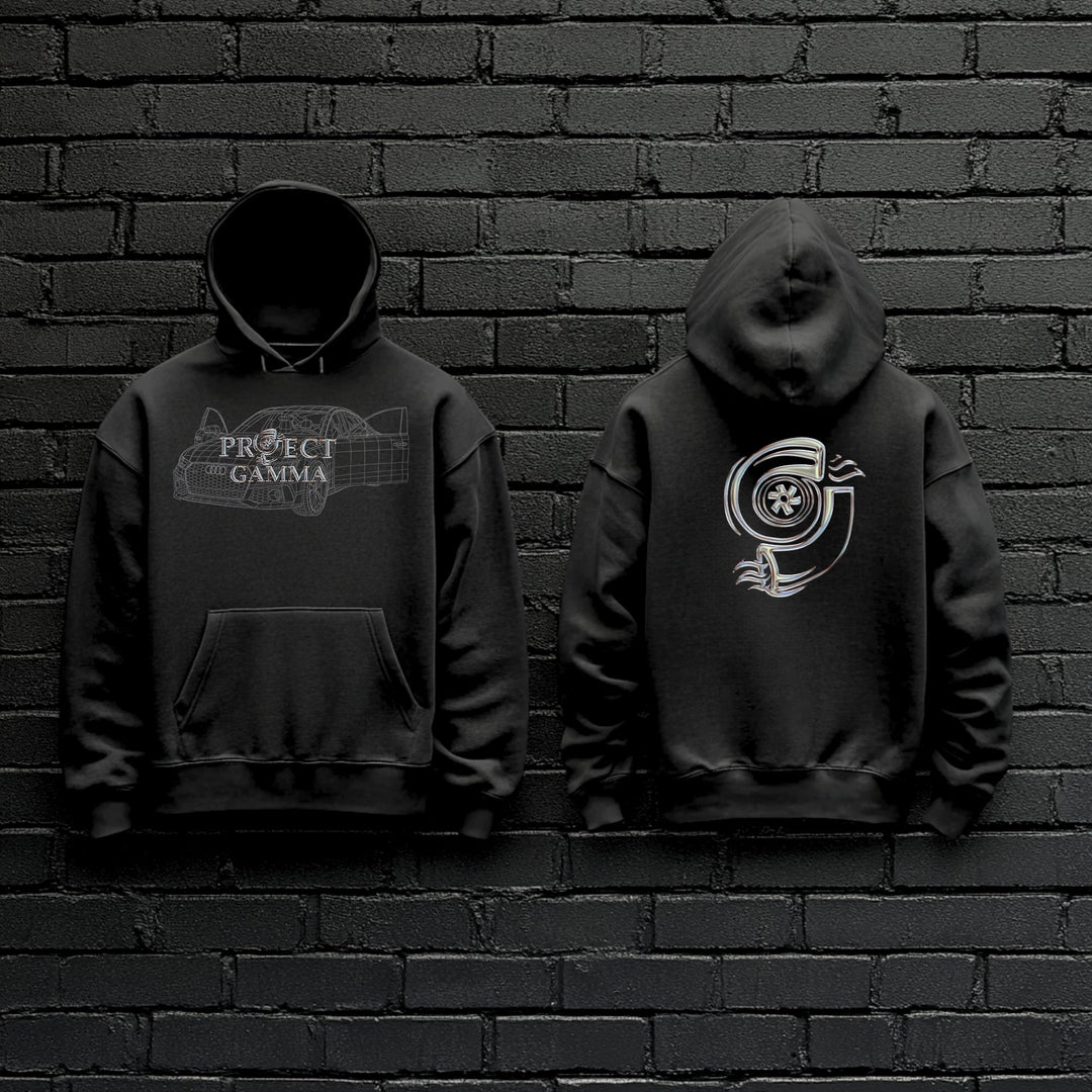 AUDI / RS6 Wireframe - Unisex Double Sided Hoodie