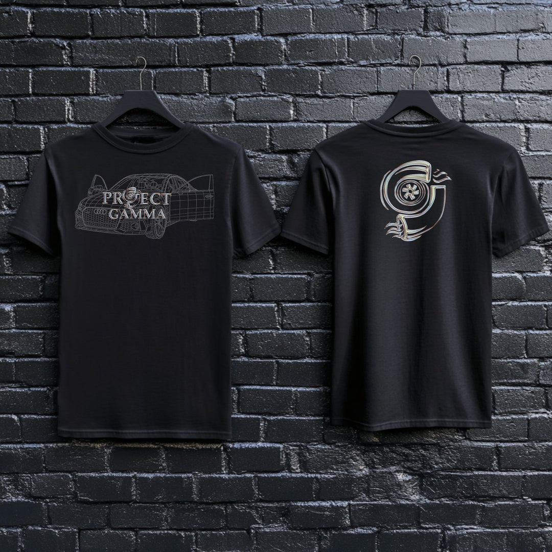 AUDI / RS6 Wireframe - Unisex Double Sided T-Shirt