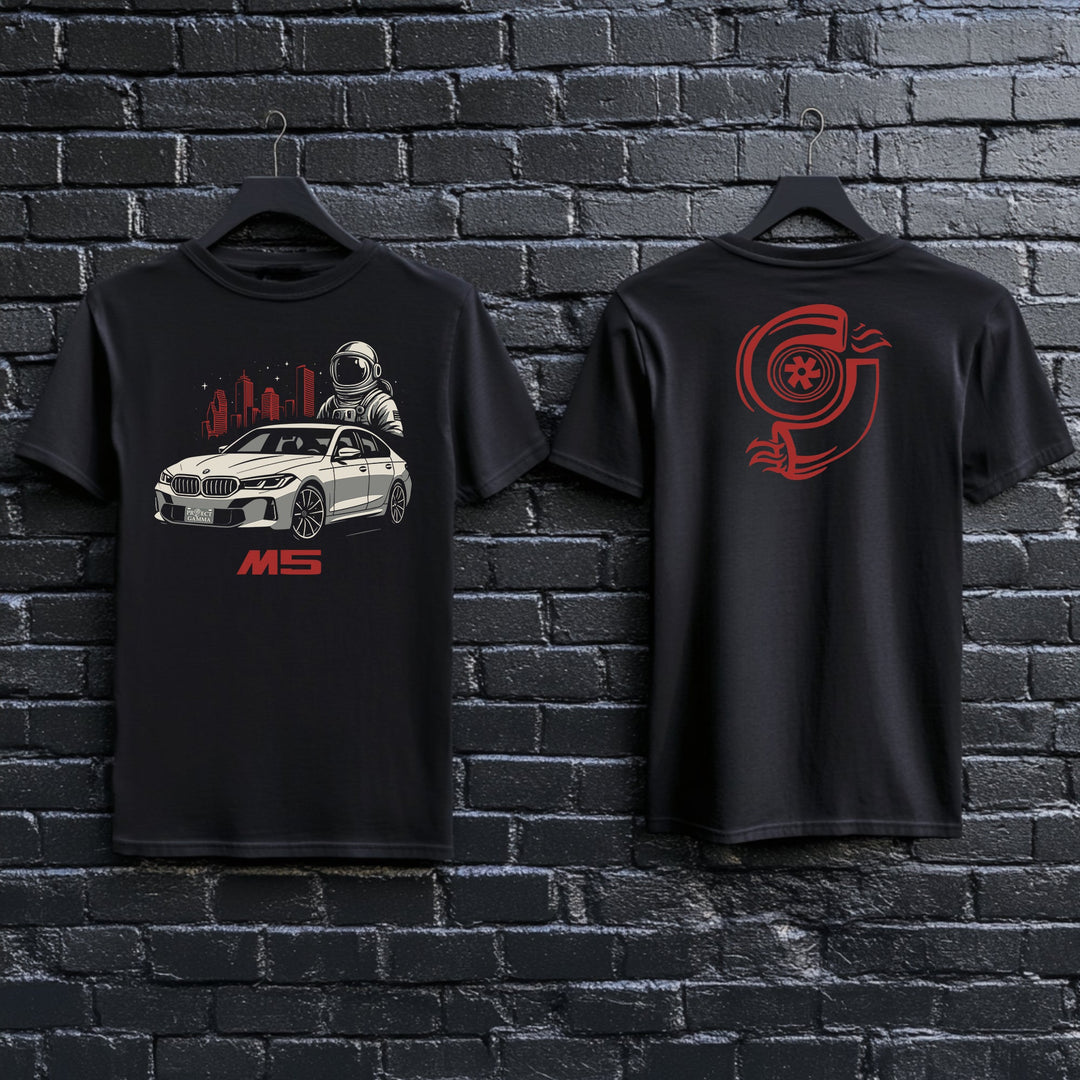 BMW / M5 Astronaut - Unisex Double Sided T-Shirt
