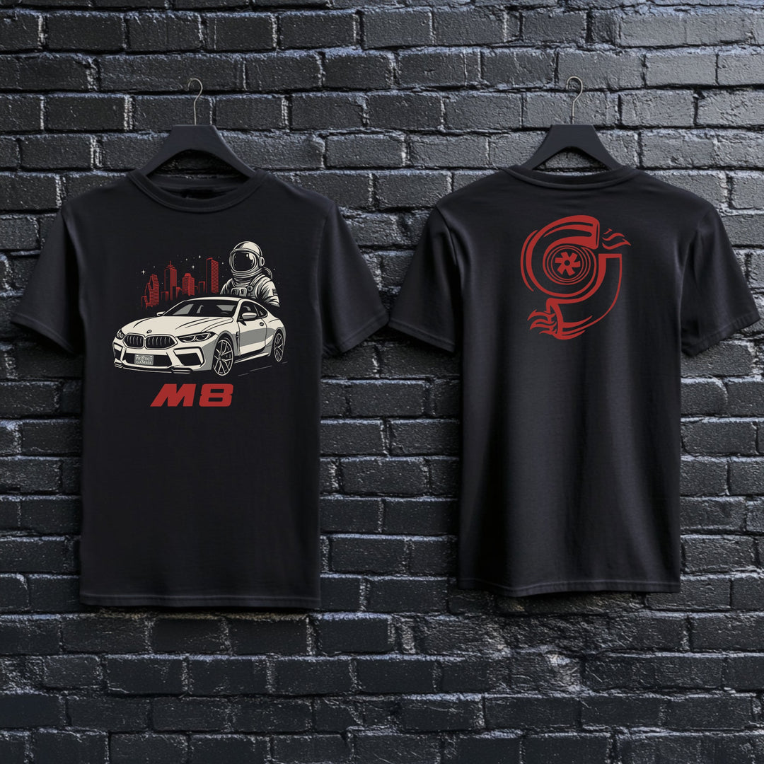 BMW / M8 Astronaut - Unisex Double Sided T-Shirt