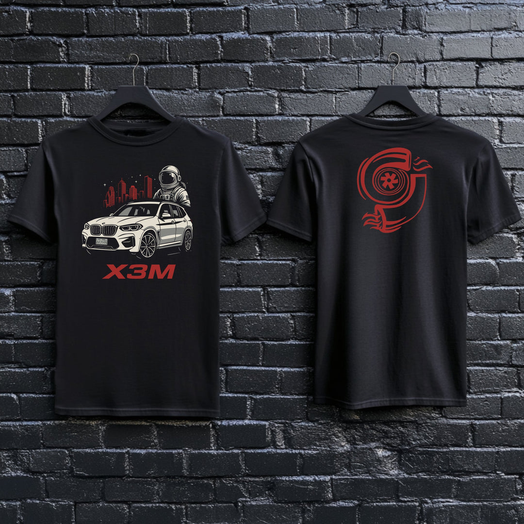 BMW / X3M Astronaut - Unisex Double Sided T-Shirt