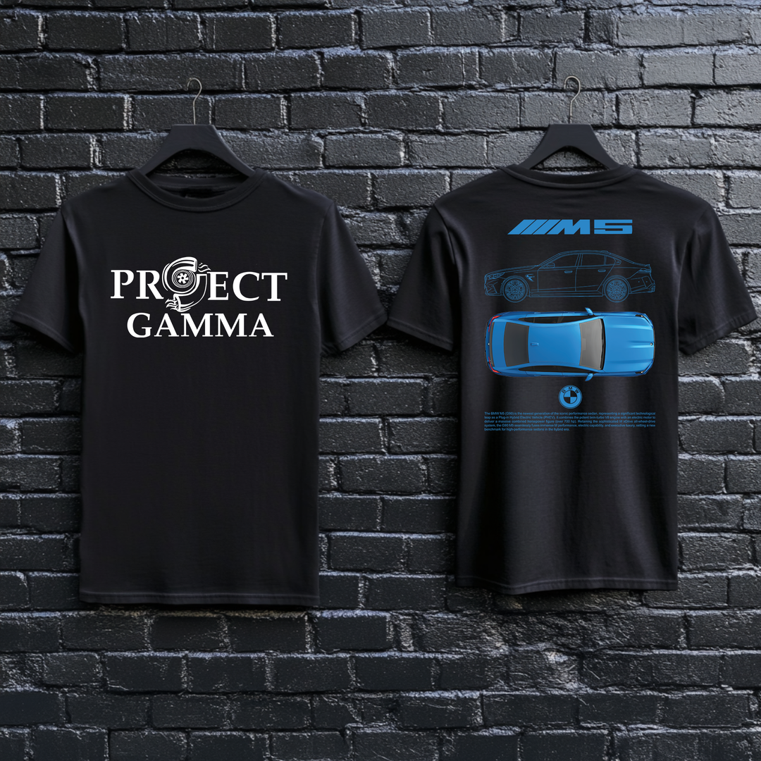 BMW / M5 Garage Wall Art - Unisex Double Sided T-Shirt