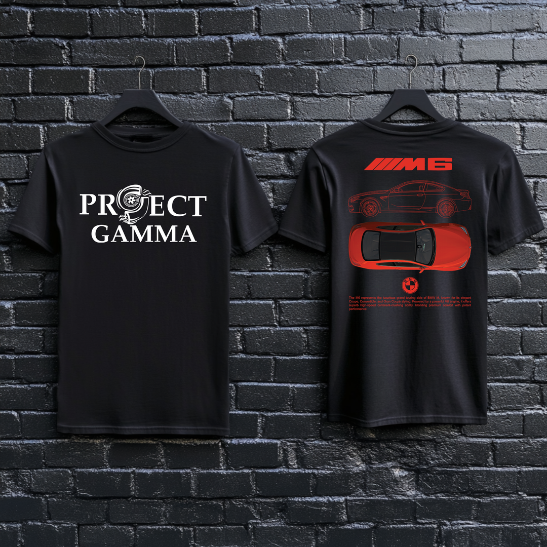 BMW / M6 Garage Wall Art - Unisex Double Sided T-Shirt
