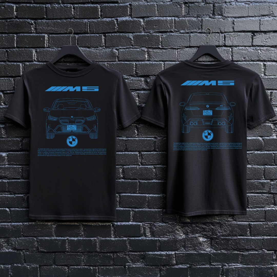 BMW / M5 Dual-View Technical Series - Unisex Double Sided T-Shirt