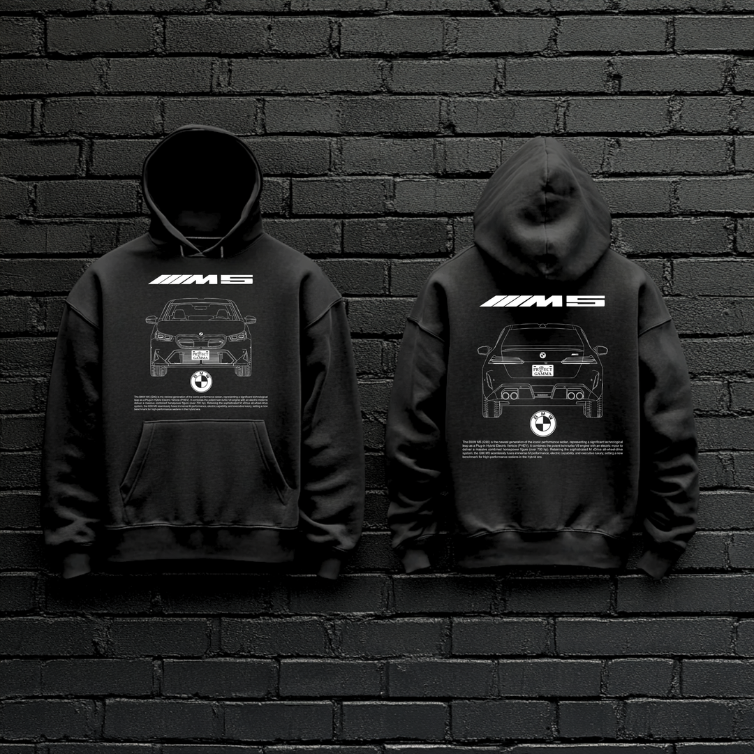 BMW / M5 Dual-View Technical Series - Unisex Double Sided Hoodie