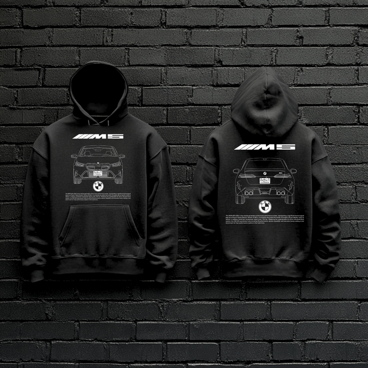 BMW / M5 Dual-View Technical Series - Unisex Double Sided Hoodie