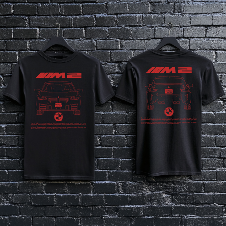 BMW / M2 Dual-View Technical Series - Unisex Double Sided T-Shirt
