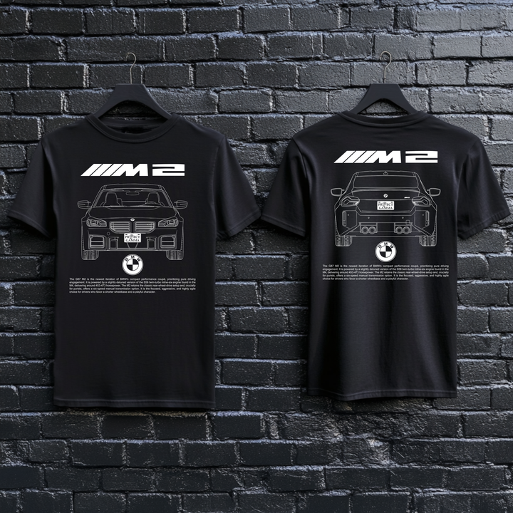 BMW / M2 Dual-View Technical Series - Unisex Double Sided T-Shirt