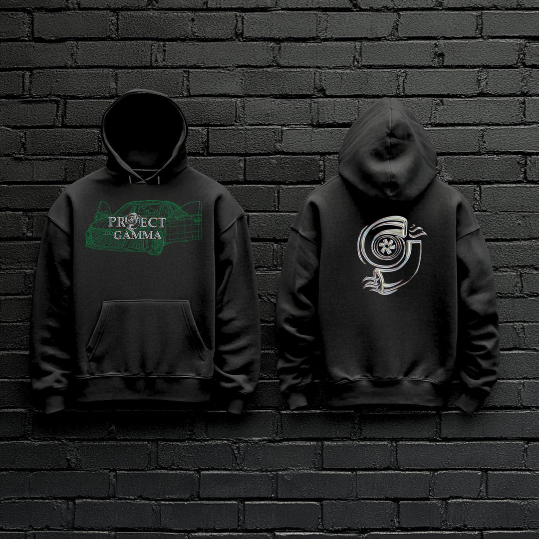 AUDI / RS3 Wireframe - Unisex Double Sided Hoodie