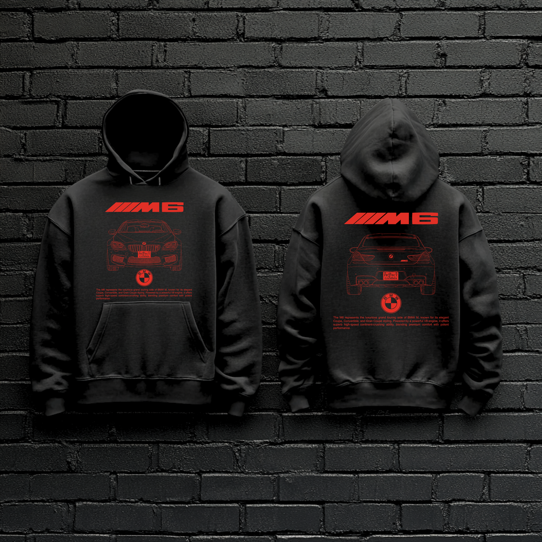 BMW / M6 Dual-View Technical Series - Unisex Double Sided Hoodie