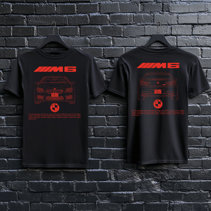 BMW / M6 Dual-View Technical Series - Unisex Double Sided T-Shirt