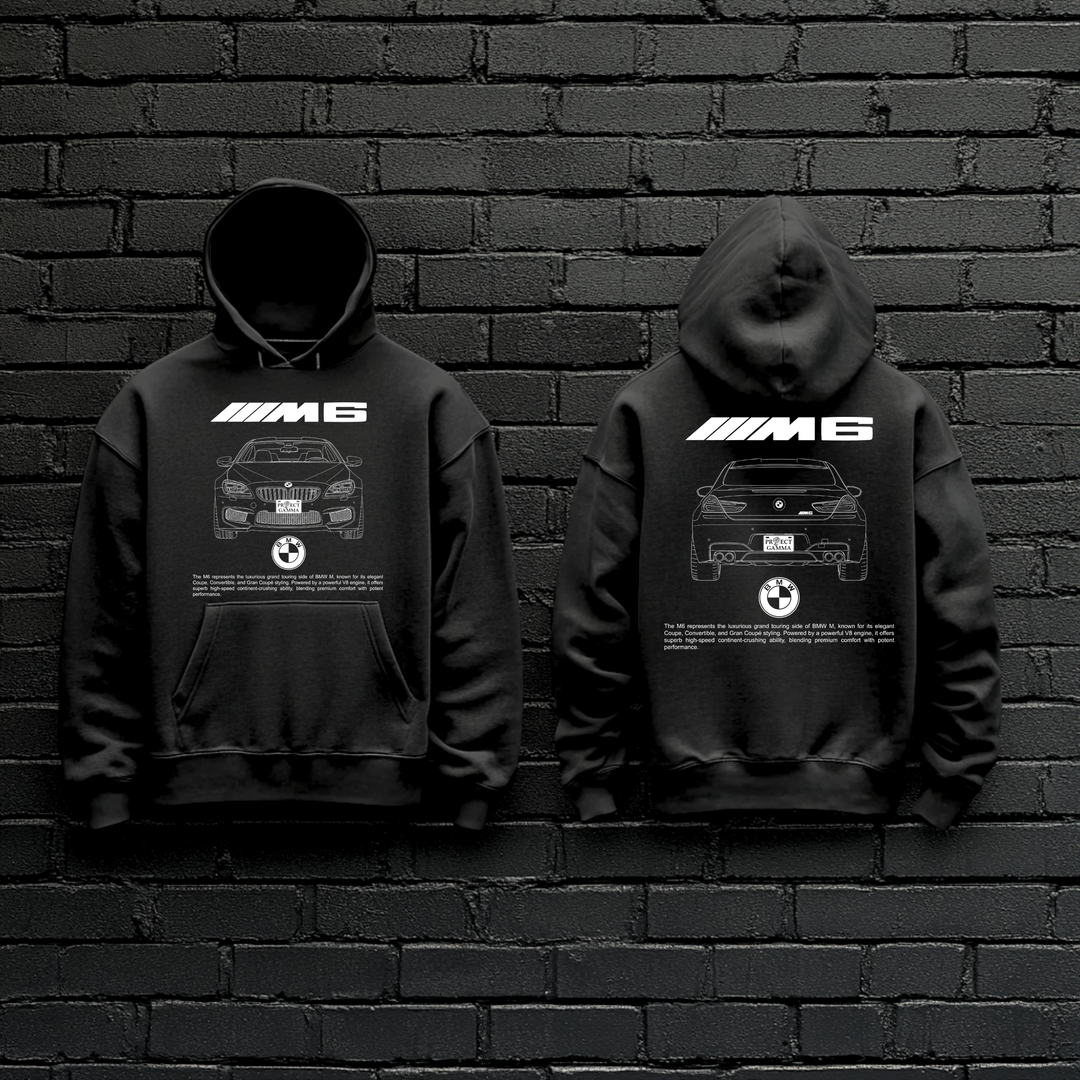 BMW / M6 Dual-View Technical Series - Unisex Double Sided Hoodie
