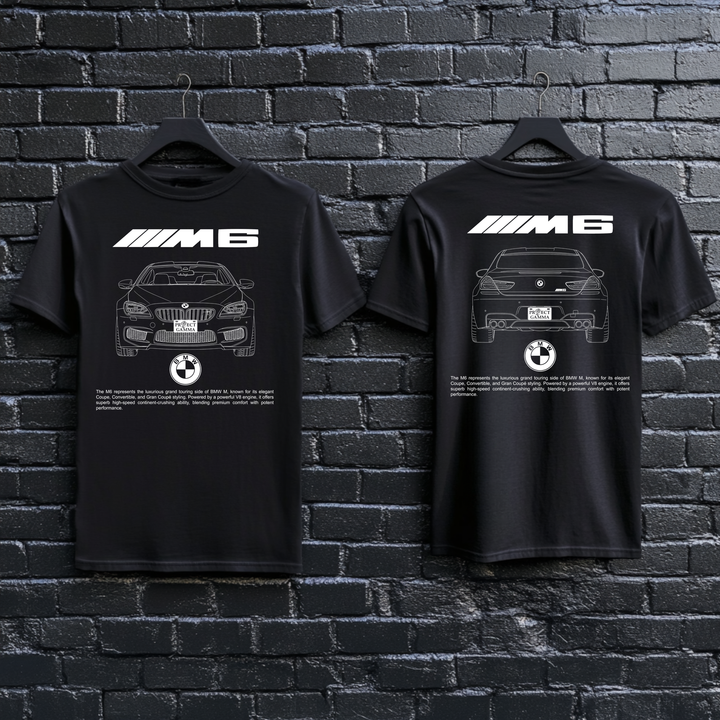 BMW / M6 Dual-View Technical Series - Unisex Double Sided T-Shirt