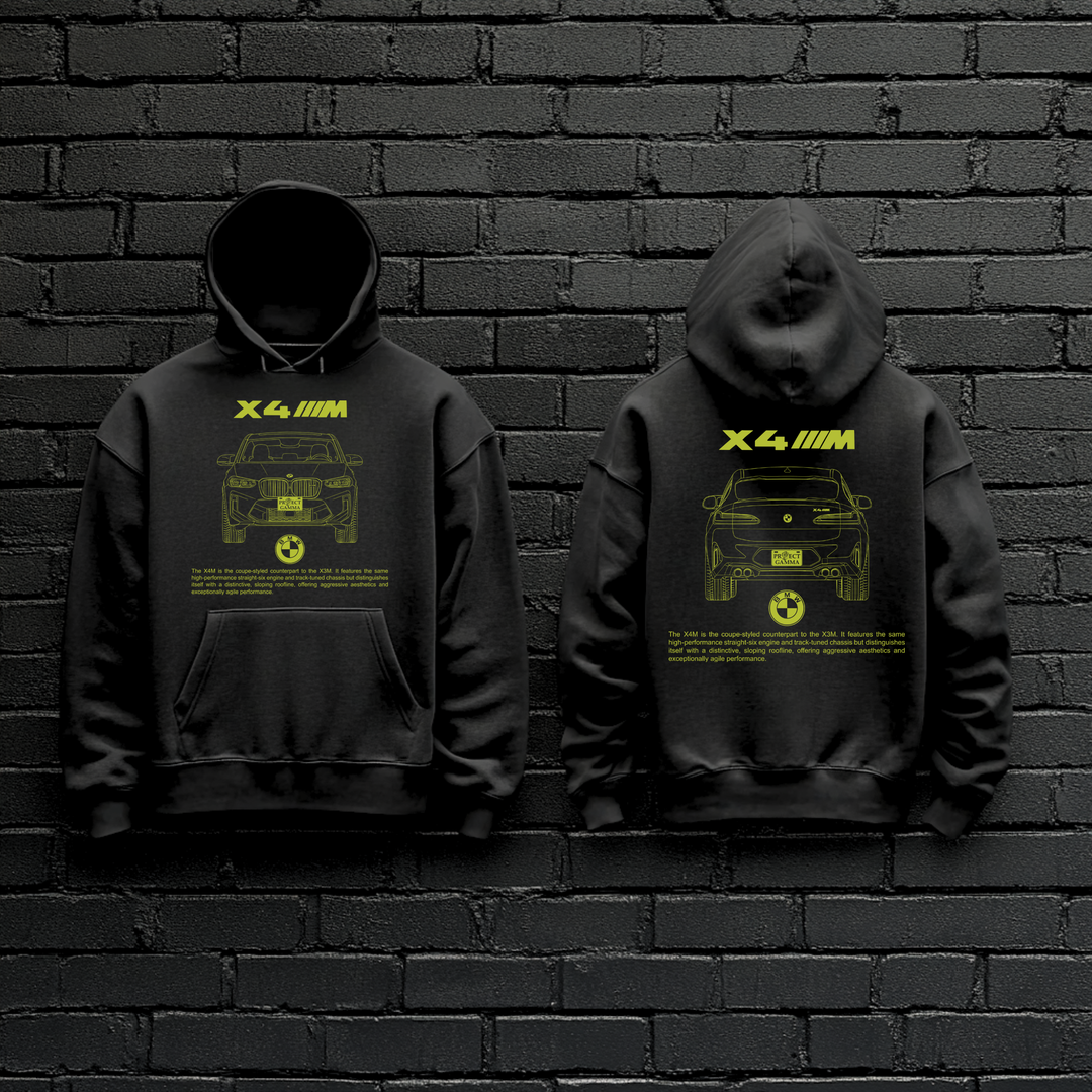 BMW / X4 M Dual-View Technical Series - Unisex Double Sided Hoodie