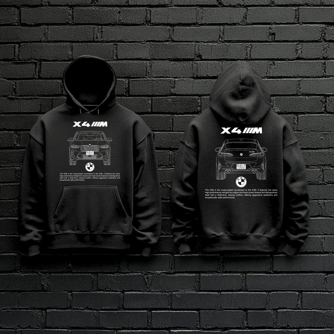 BMW / X4 M Dual-View Technical Series - Unisex Double Sided Hoodie