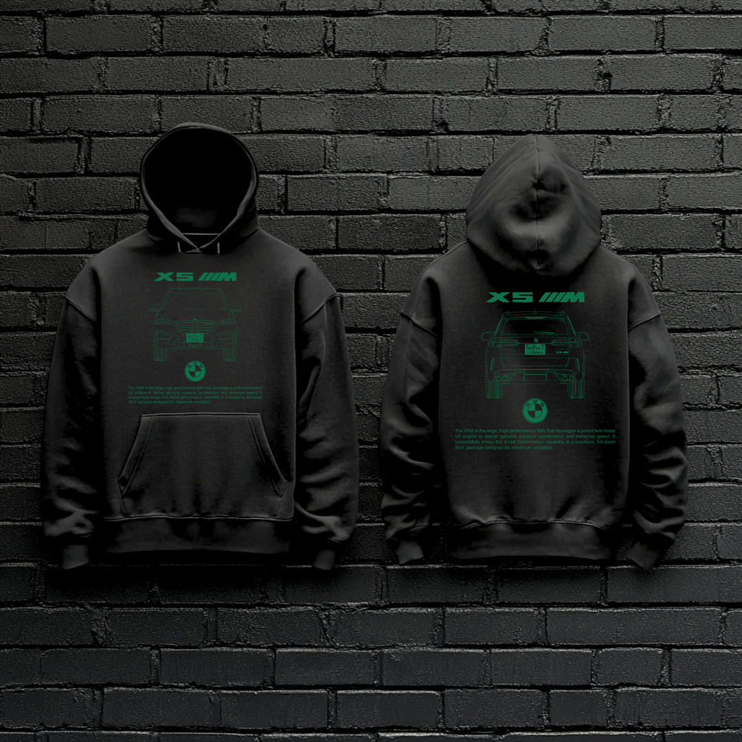 BMW / X5 M Dual-View Technical Series - Unisex Double Sided Hoodie