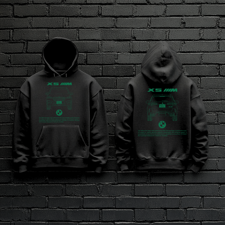 BMW / X5 M Dual-View Technical Series - Unisex Double Sided Hoodie