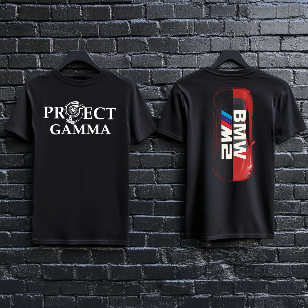 BMW / M2 Split-Identity Vector - Unisex Double Sided T-Shirt