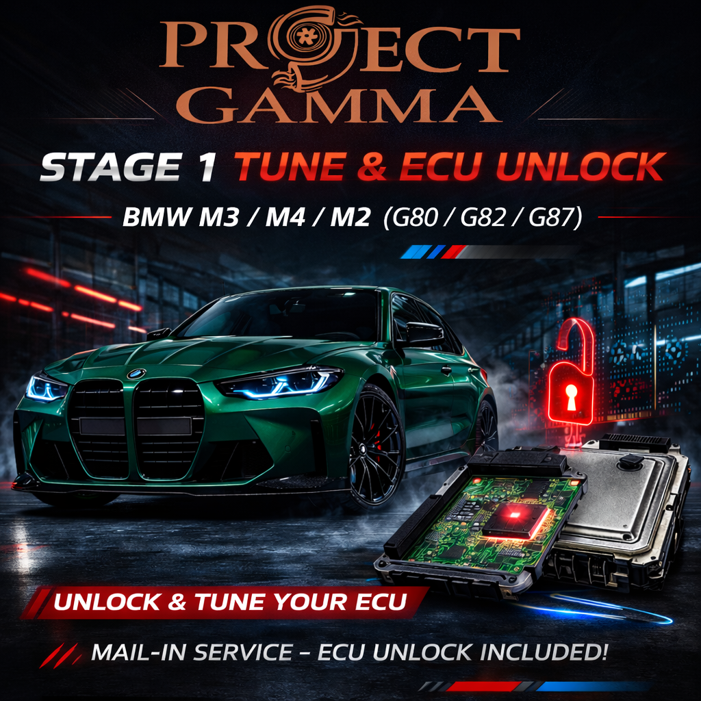 Project Gamma Stage 1 Tune + ECU Unlock Service for BMW M3 / M4 / M2 (G80 / G82 / G87)