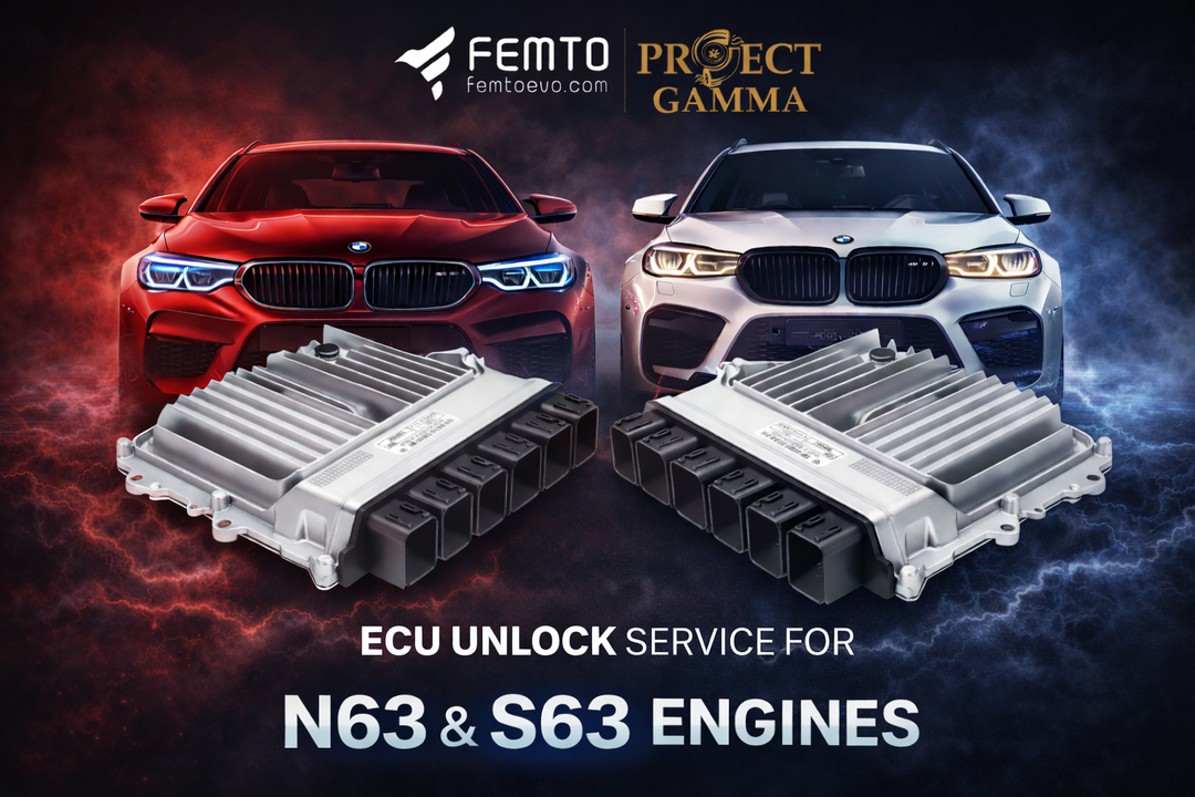 Project Gamma FEMTO DME ECU Unlock Service For BMW N63 &amp; S63 ENGINES