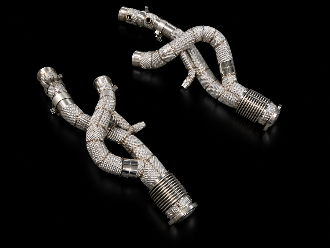 Project Gamma Lamborghini Revuelto Race Exhaust System | Catless Downpipes + Stainless Steel Exhaust