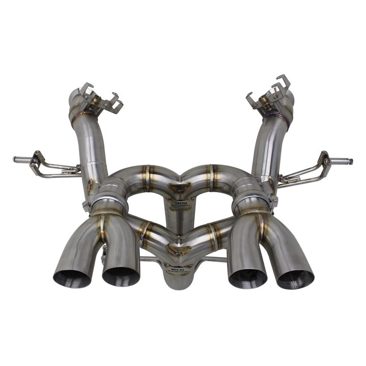 Project Gamma Lamborghini Revuelto Race Exhaust System | Catless Downpipes + Stainless Steel Exhaust