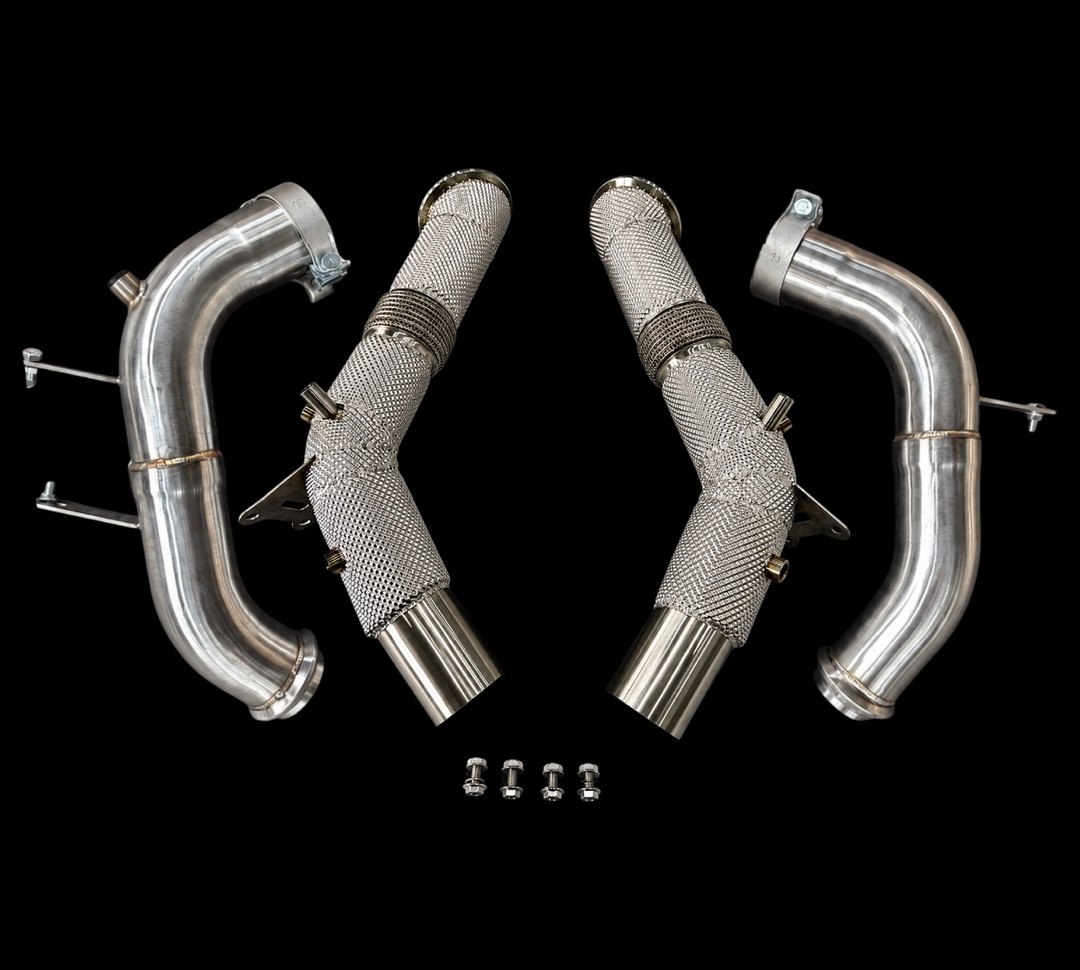 Project Gamma Mercedes-AMG GT 55 / GT 63 C192 Downpipe &amp; Exhaust Pipe Package