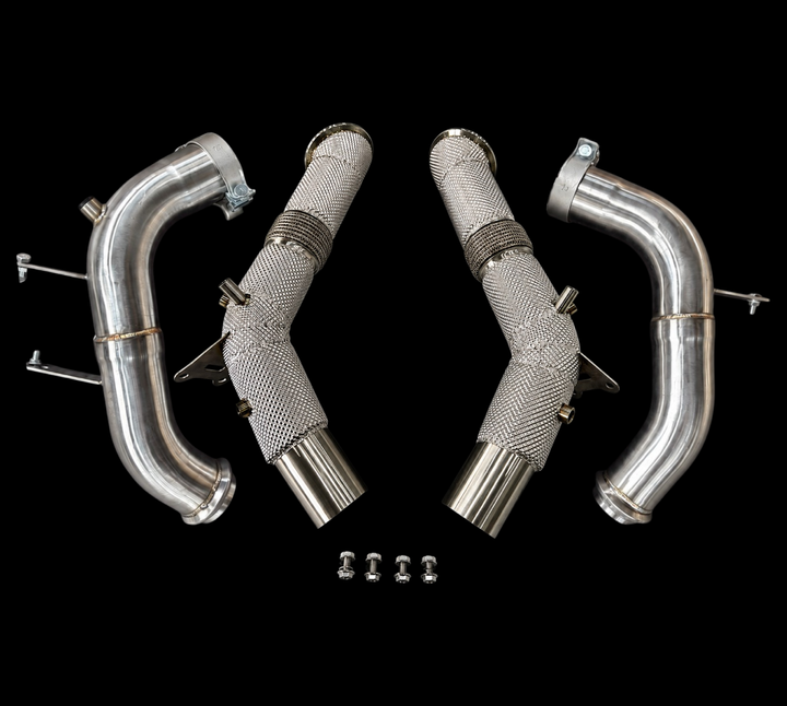 Project Gamma Mercedes-AMG GT 55 / GT 63 C192 Downpipe &amp; Exhaust Pipe Package