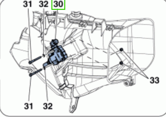 Ferrari F12 Front Active Aero Motor Lock 	84819800 replacement