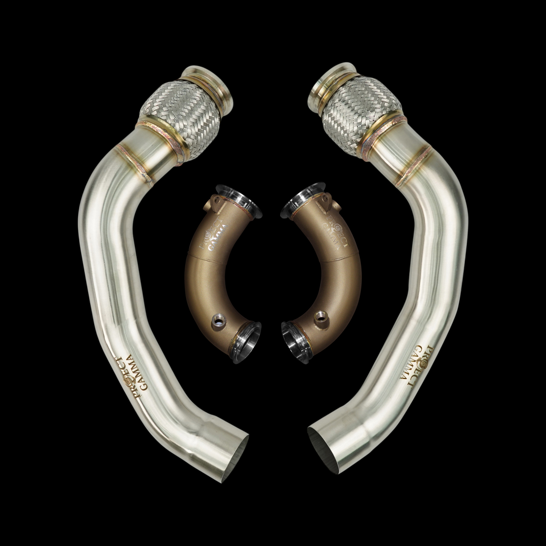 BMW M5 | M8 F90 F91 F92 F93 Primary &amp; Secondary Downpipes Full Set