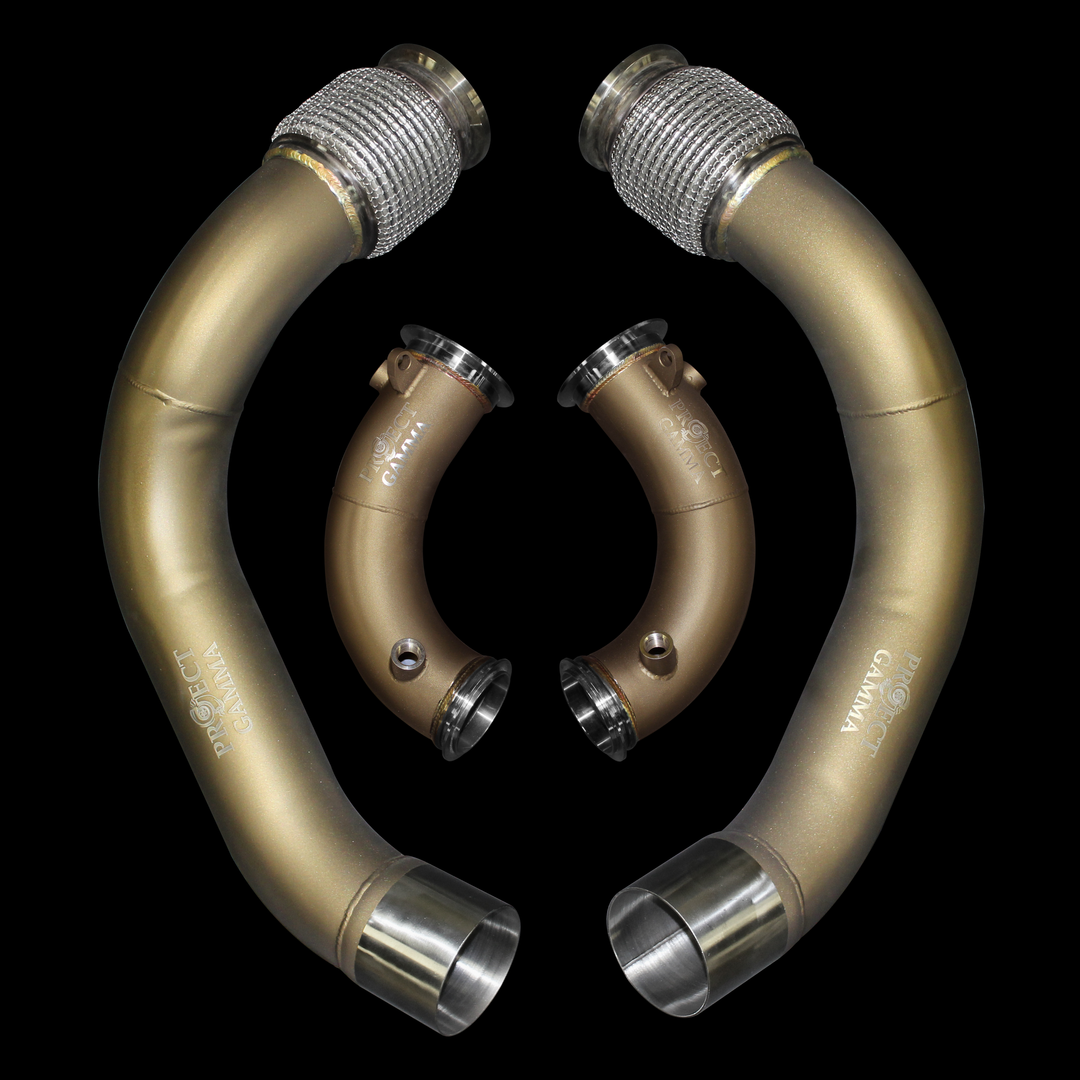 BMW M5 | M8 F90 F91 F92 F93 Primary &amp; Secondary Downpipes Full Set