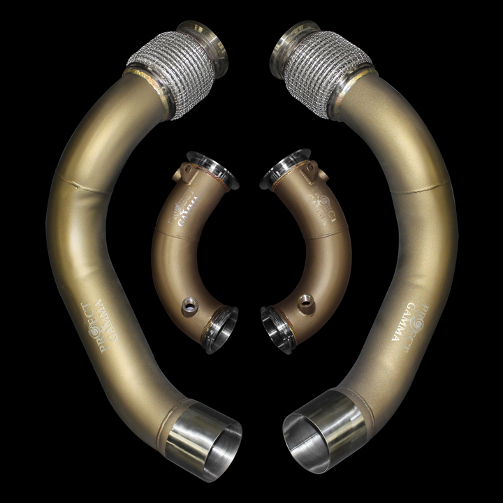 BMW M5 | M8 F90 F91 F92 F93 Primary &amp; Secondary Downpipes Full Set