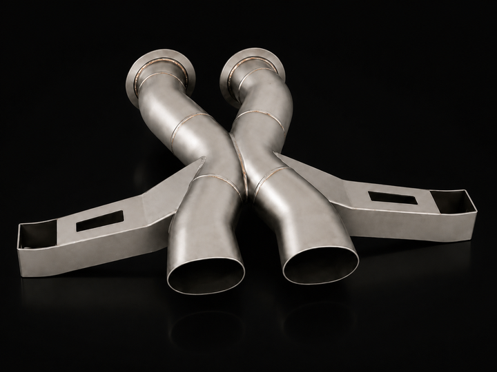 Project Gamma Lamborghini Temerario 304 Stainless Steel X-Pipe Exhaust System | F1 Sound
